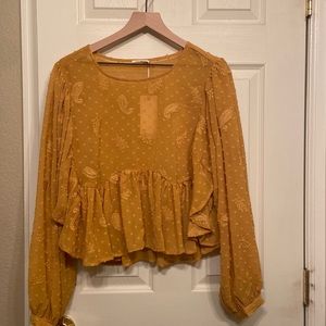 Miss Me Long Sleeve Blouse